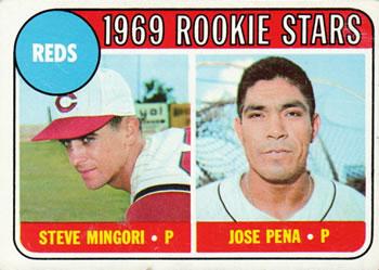 Reds 1969 Rookie Stars: Steve Mingori / Jose Pena #339