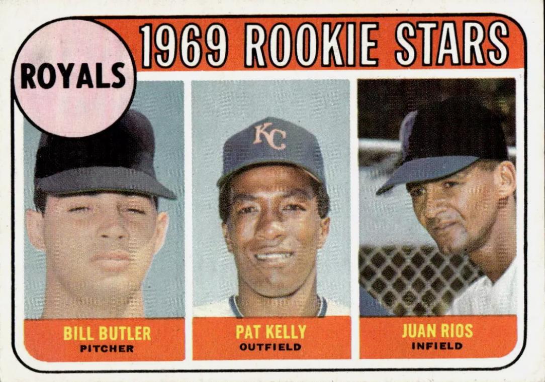 Royals 1969 Rookie Stars: Bill Butler / Pat Kelly / Juan Rios #619