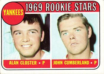 Yankees 1969 Rookie Stars: Alan Closter / John Cumberland #114