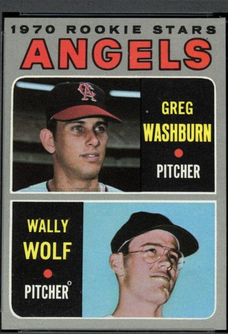 Angels 1970 Rookie Stars: Greg Washburn / Wally Wolf #74
