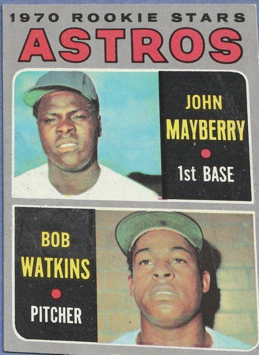 Astros 1970 Rookie Stars: John Mayberry / Bob Watkins #227