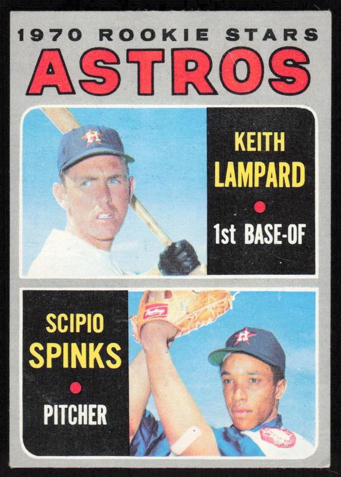 Astros 1970 Rookie Stars: Keith Lampard / Scipio Spinks #492