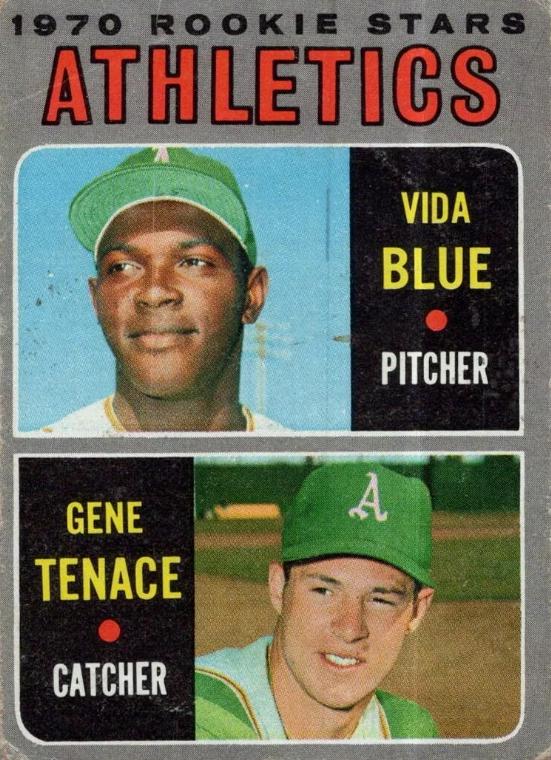Athletics 1970 Rookie Stars: Vida Blue / Gene Tenace #21