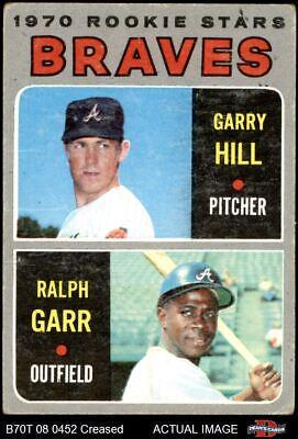 Braves 1970 Rookie Stars: Garry Hill / Ralph Garr #172