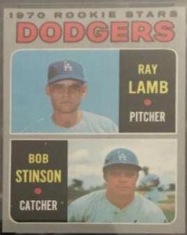 Dodgers 1970 Rookie Stars: Ray Lamb / Bob Stinson #131
