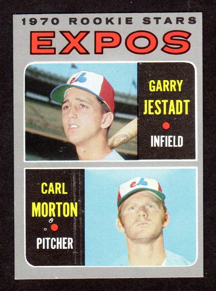 Expos 1970 Rookie Stars: Garry Jestadt / Carl Morton #109