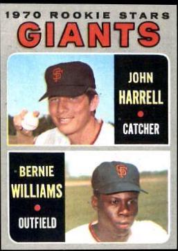 Giants 1970 Rookie Stars: John Harrell / Bernie Williams #401