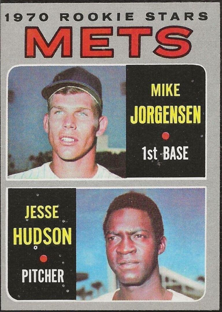 Mets 1970 Rookie Stars: Mike Jorgensen / Jesse Hudson #348