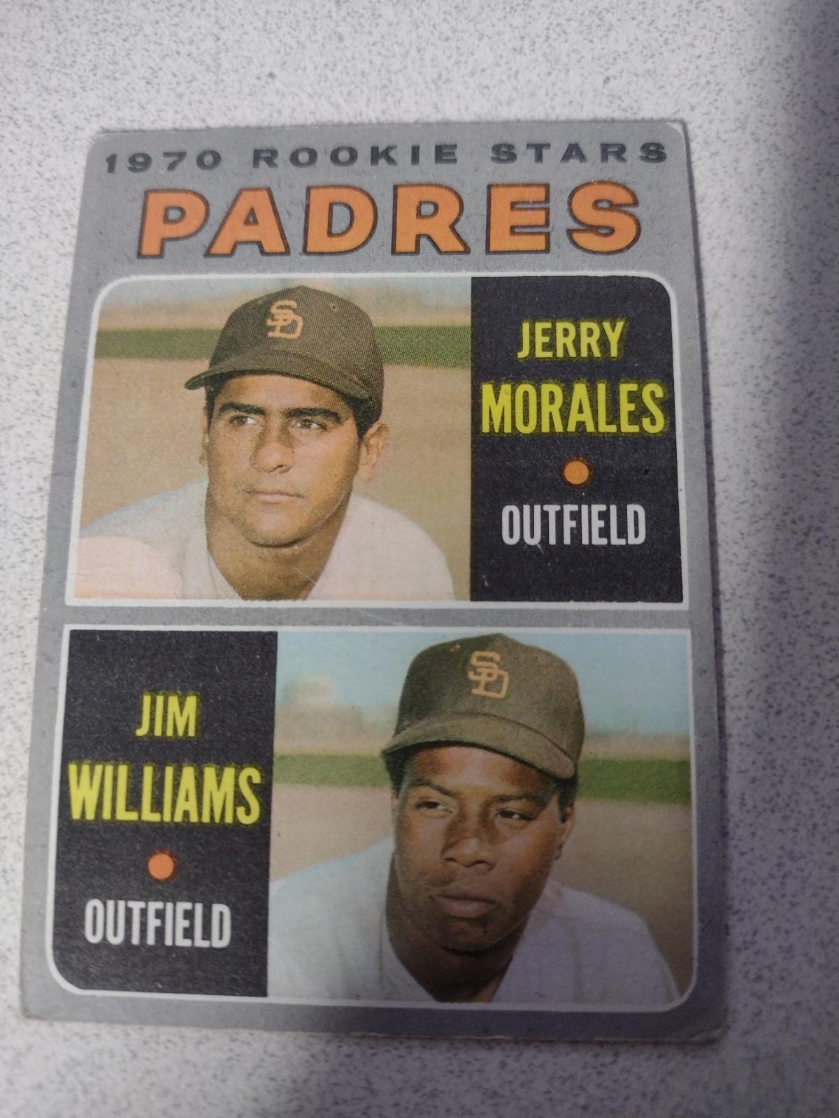 Padres 1970 Rookie Stars: Jerry Morales / Jim Williams #262
