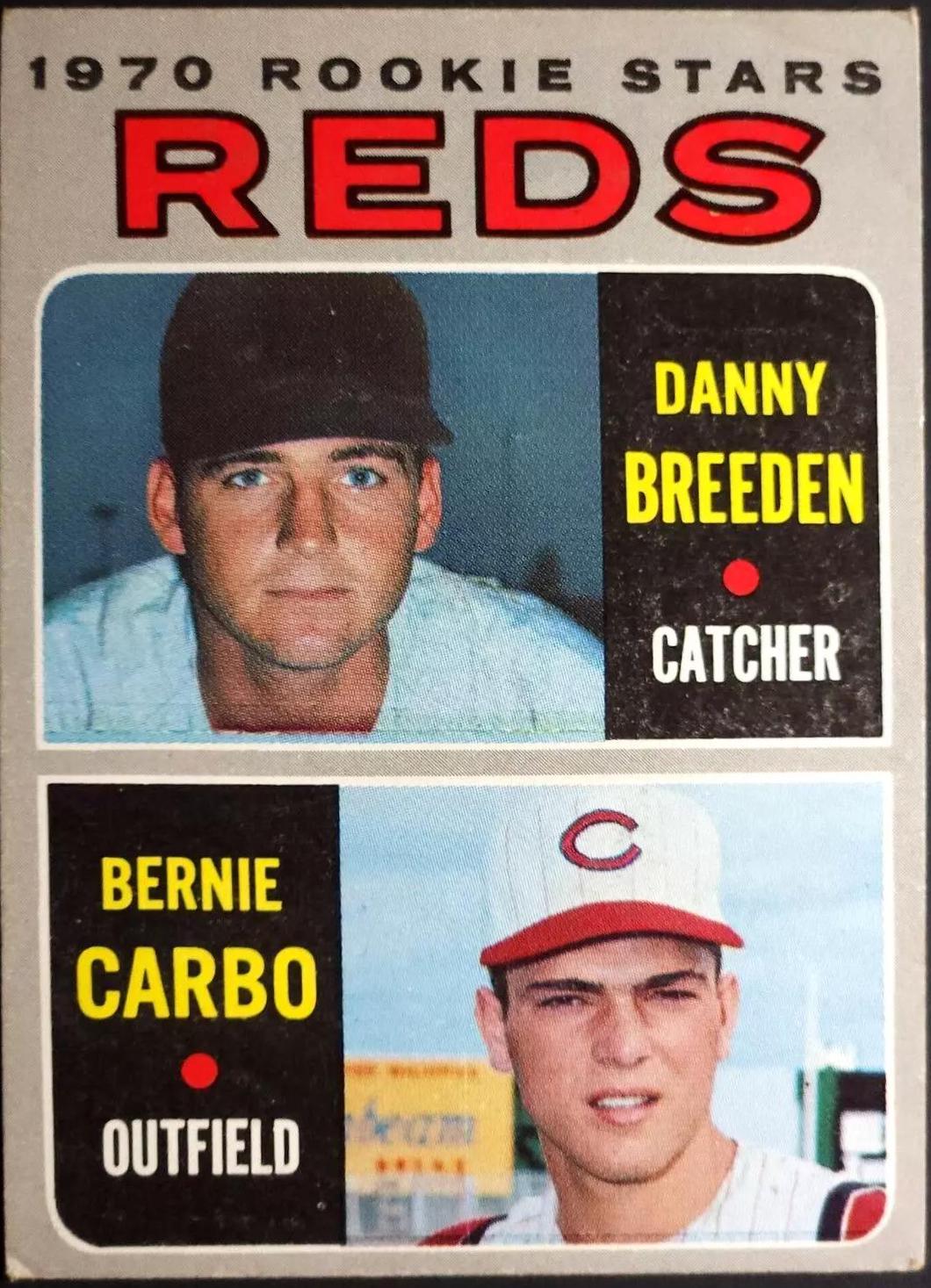 Reds 1970 Rookie Stars: Danny Breeden / Bernie Carbo #36