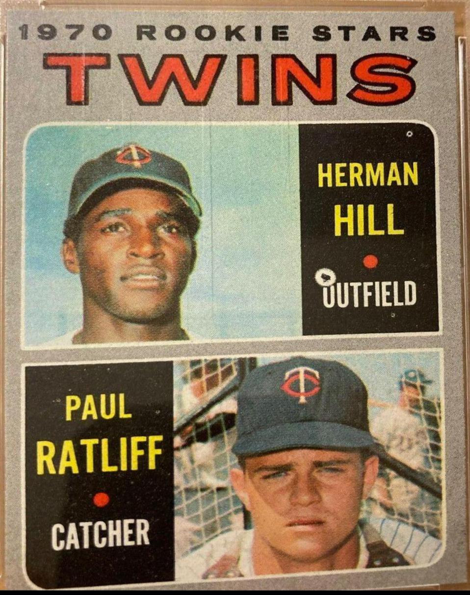 Twins 1970 Rookie Stars: Herman Hill / Paul Ratliff #267
