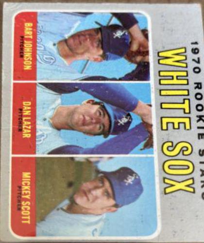 White Sox 1970 Rookie Stars: Bart Johnson / Dan Lazar / Mickey Scott #669