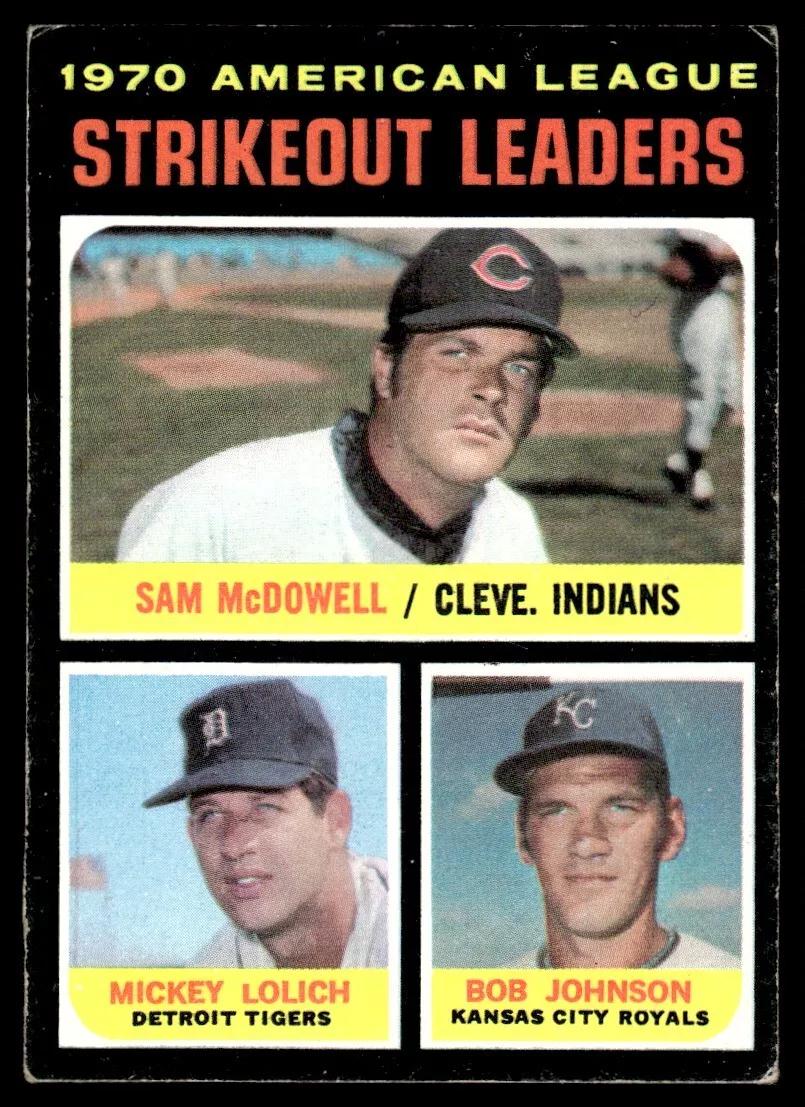 1970 American League Strikeout Leaders #71