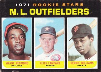 N.L. Outfielders 1971 Rookie Stars #728