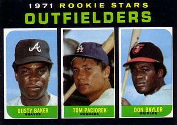 Outfielders 1971 Rookie Stars #709