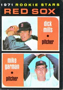 Red Sox 1971 Rookie Stars #512