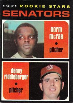 Senators 1971 Rookie Stars #93