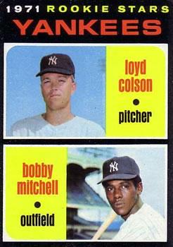 Yankees 1971 Rookie Stars #111