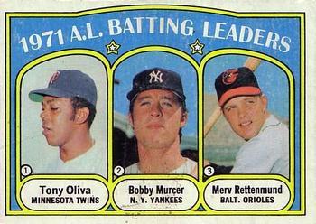 1971 A.L. Batting Leaders #86