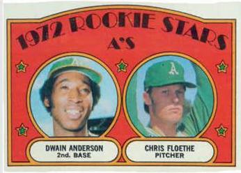 A's 1972 Rookie Stars #268