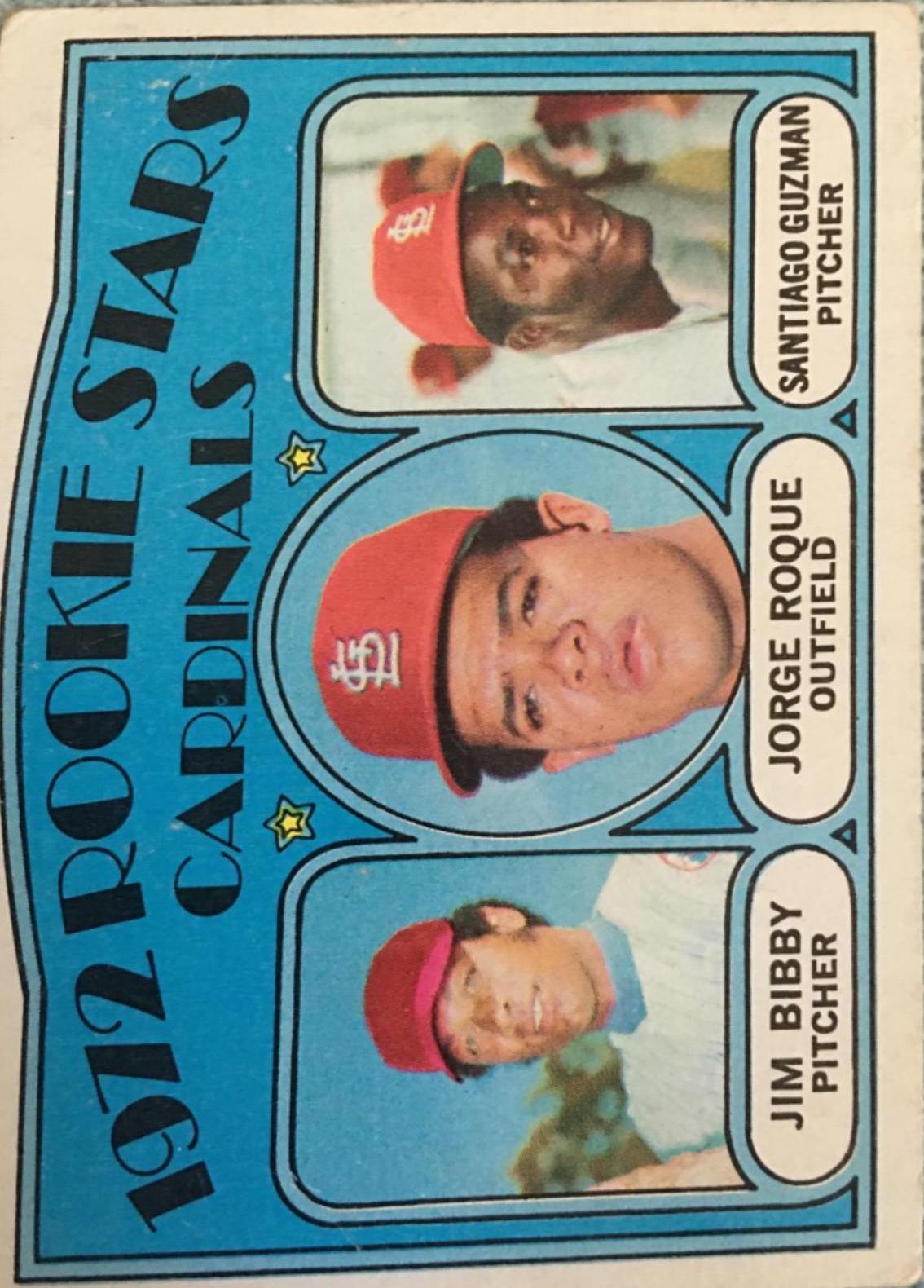 Cardinals 1972 Rookie Stars #316