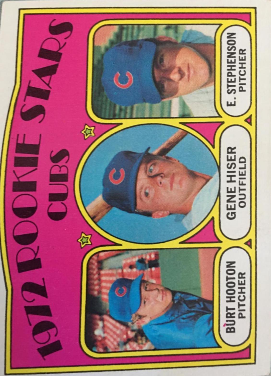 Cubs 1972 Rookie Stars #61
