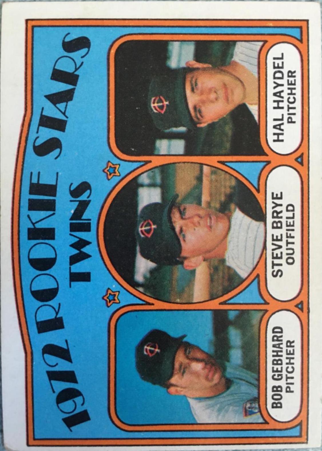 Twins 1972 Rookie Stars #28
