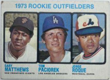 1973 Rookie Outfielders #606
