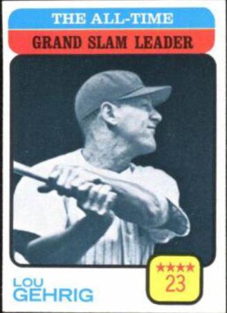 Lou Gehrig [All Time Grand Slam Ldr.] #472