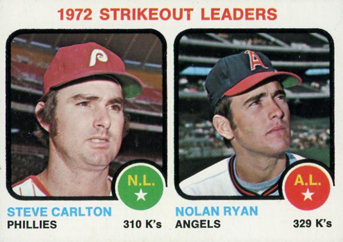 Strikeout Leaders [S. Carlton, N. Ryan] #67