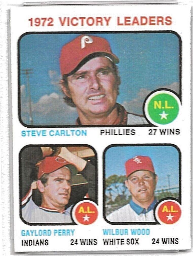 Victory Leaders [S. Carlton, G. Perry, W. Wood] #66