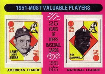 1951 MVP's [Yogi Berra, Roy Campanella] #189