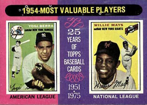 1954 MVP's [Yogi Berra, Willie Mays] #192