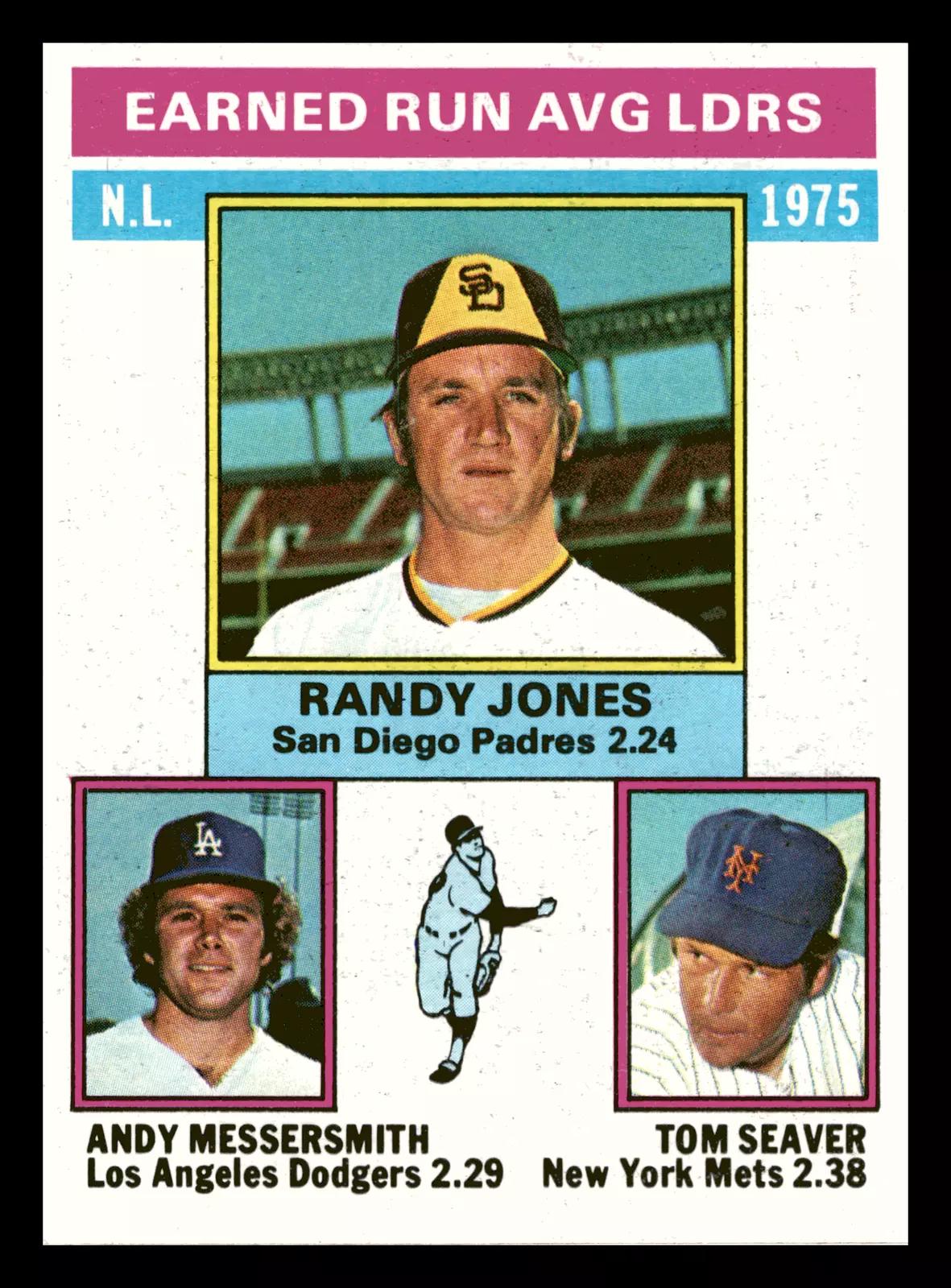 NL ERA Leaders [Jones, Messersmith, Seaver] #201