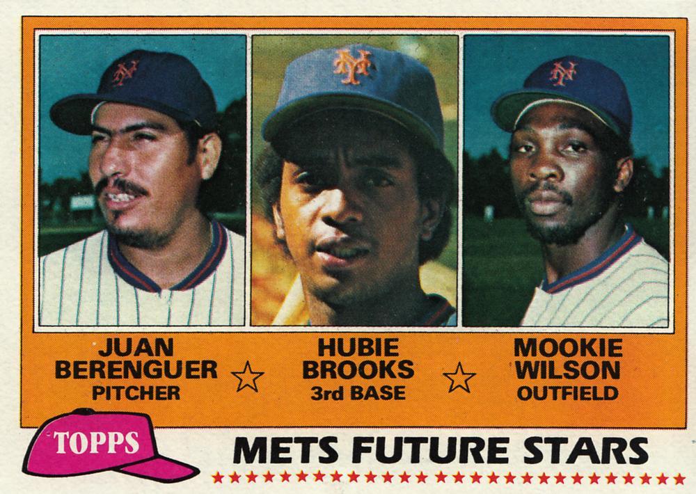 Mets Future Stars: Juan Berenguer / Hubie Brooks / Mookie Wilson #259