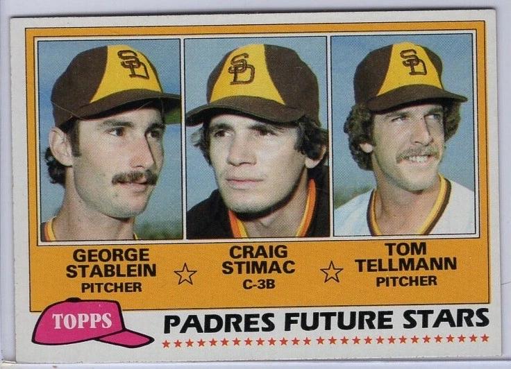 Padres Future Stars: George Stablein / Craig Stimac / Tom Tellmann #356
