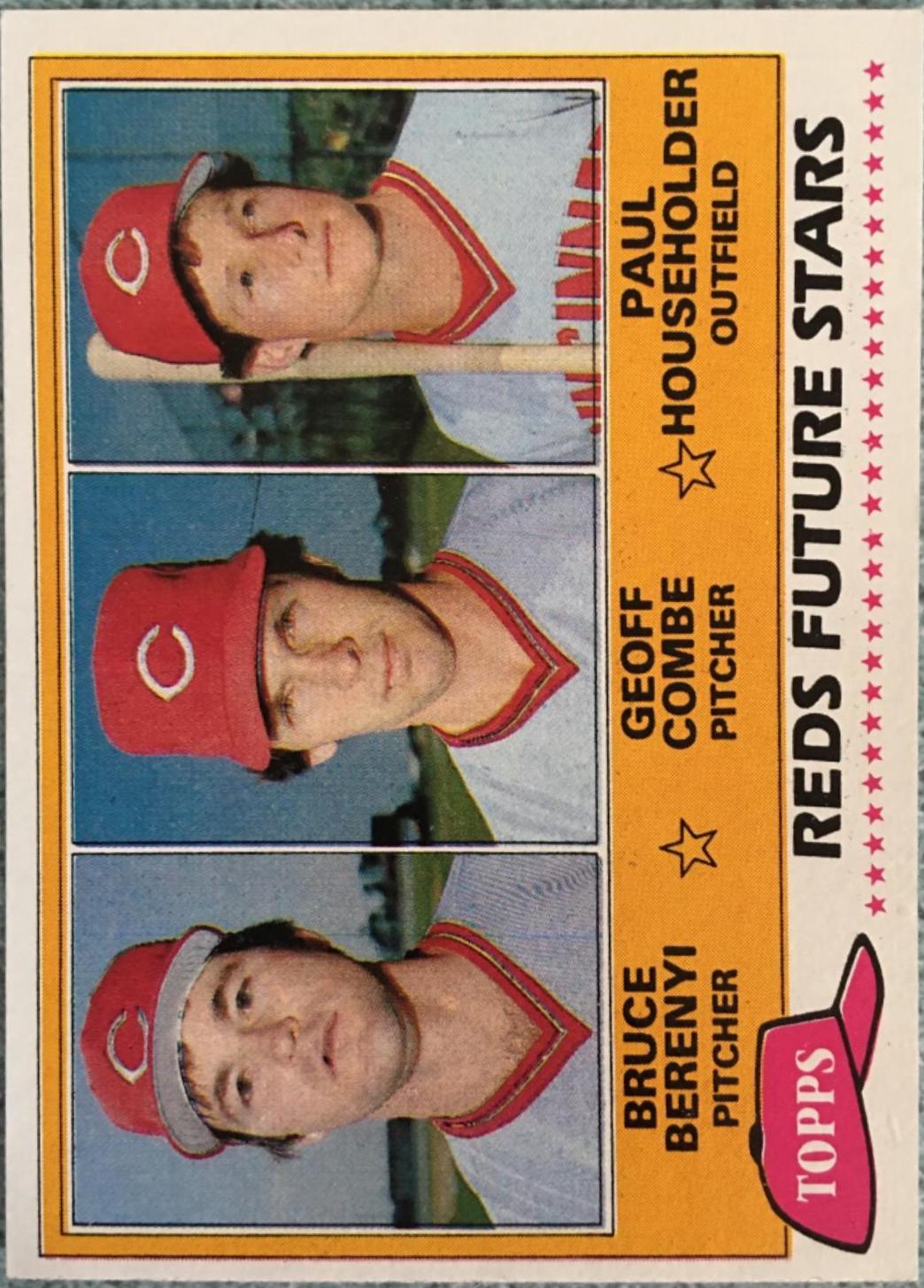 Reds Future Stars: Bruce Berenyi / Geoff Combe / Paul Householder #606