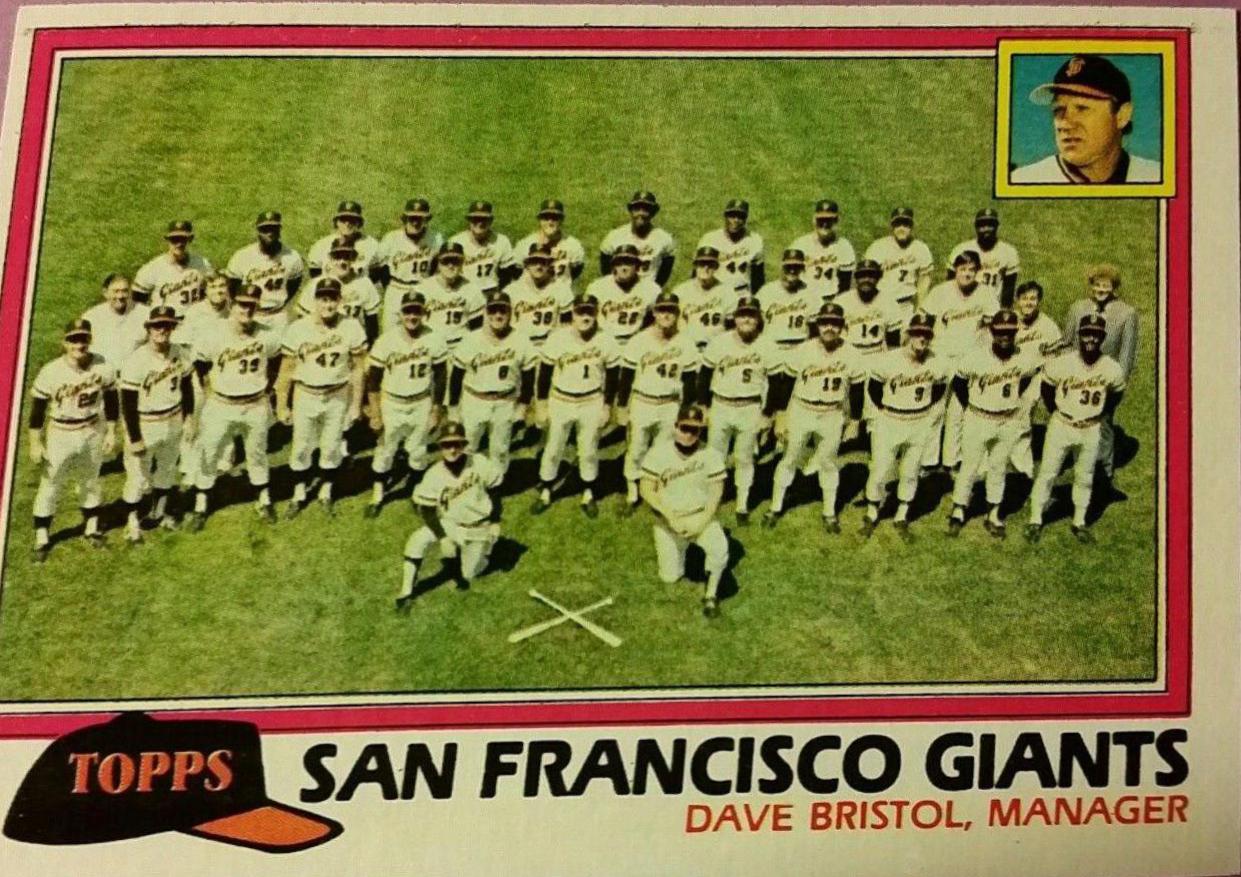 San Francisco Giants / Dave Bristol #686