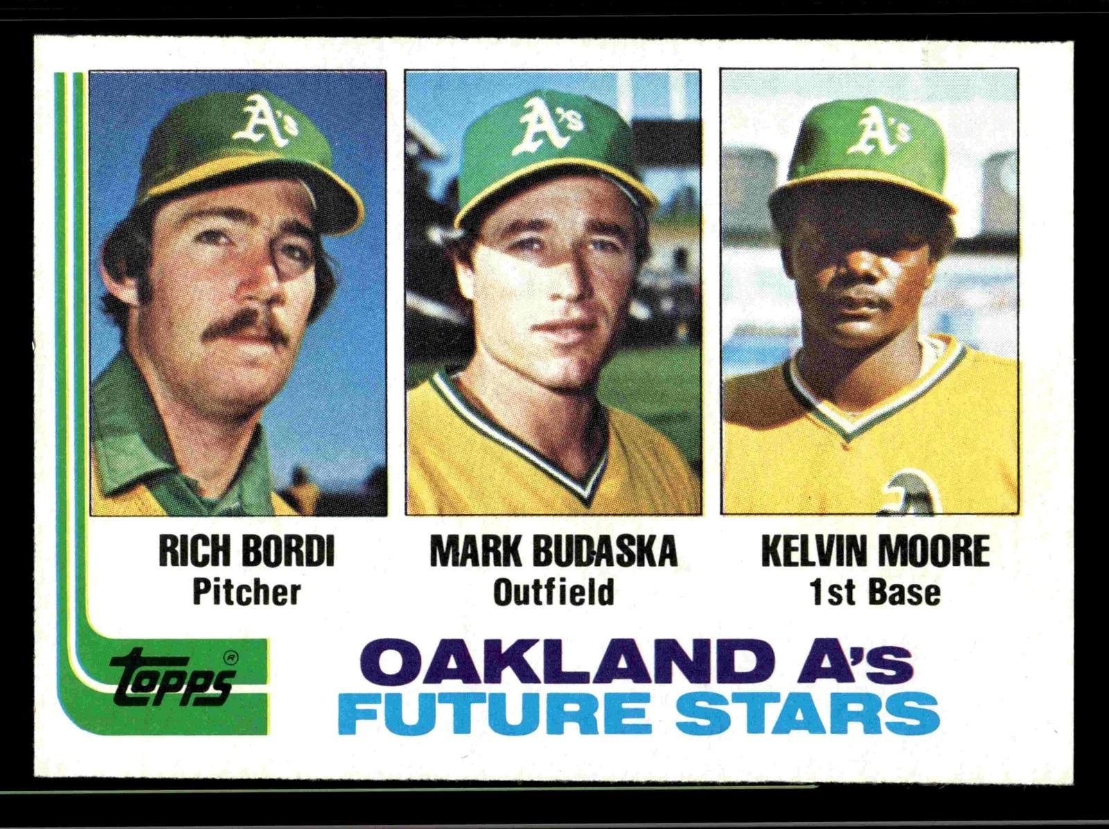 A's Future Stars: Rich Bordi / Mark Budaska / Kelvin Moore #531