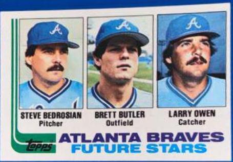 Braves Future Stars: Steve Bedrosian / Brett Butler / Larry Owen #502