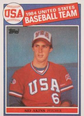 Sid Akins [84 USA Baseball Team] #390