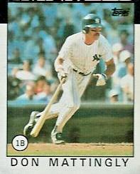 Don Mattingly [Blank Back] #180