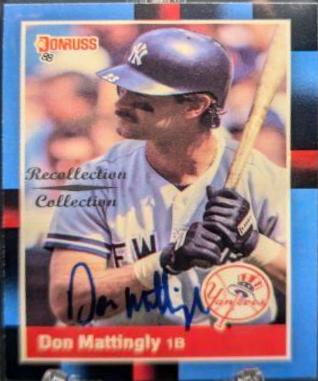 Don Mattingly [Blue Autograph] #217