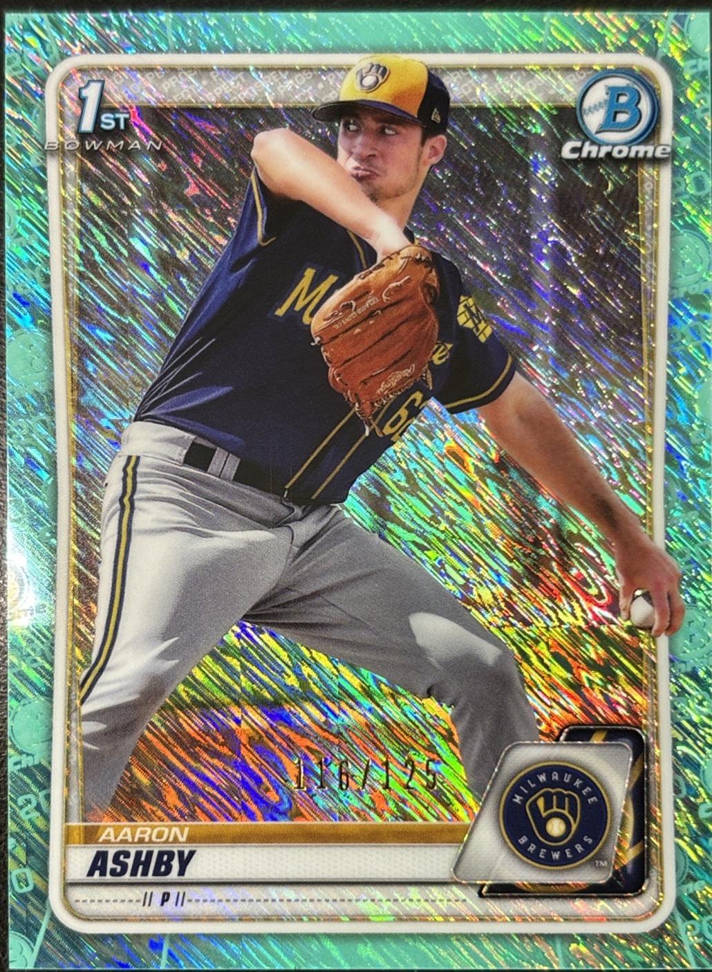 Aaron Ashby [Aqua Shimmer Refractor] #BCP-57