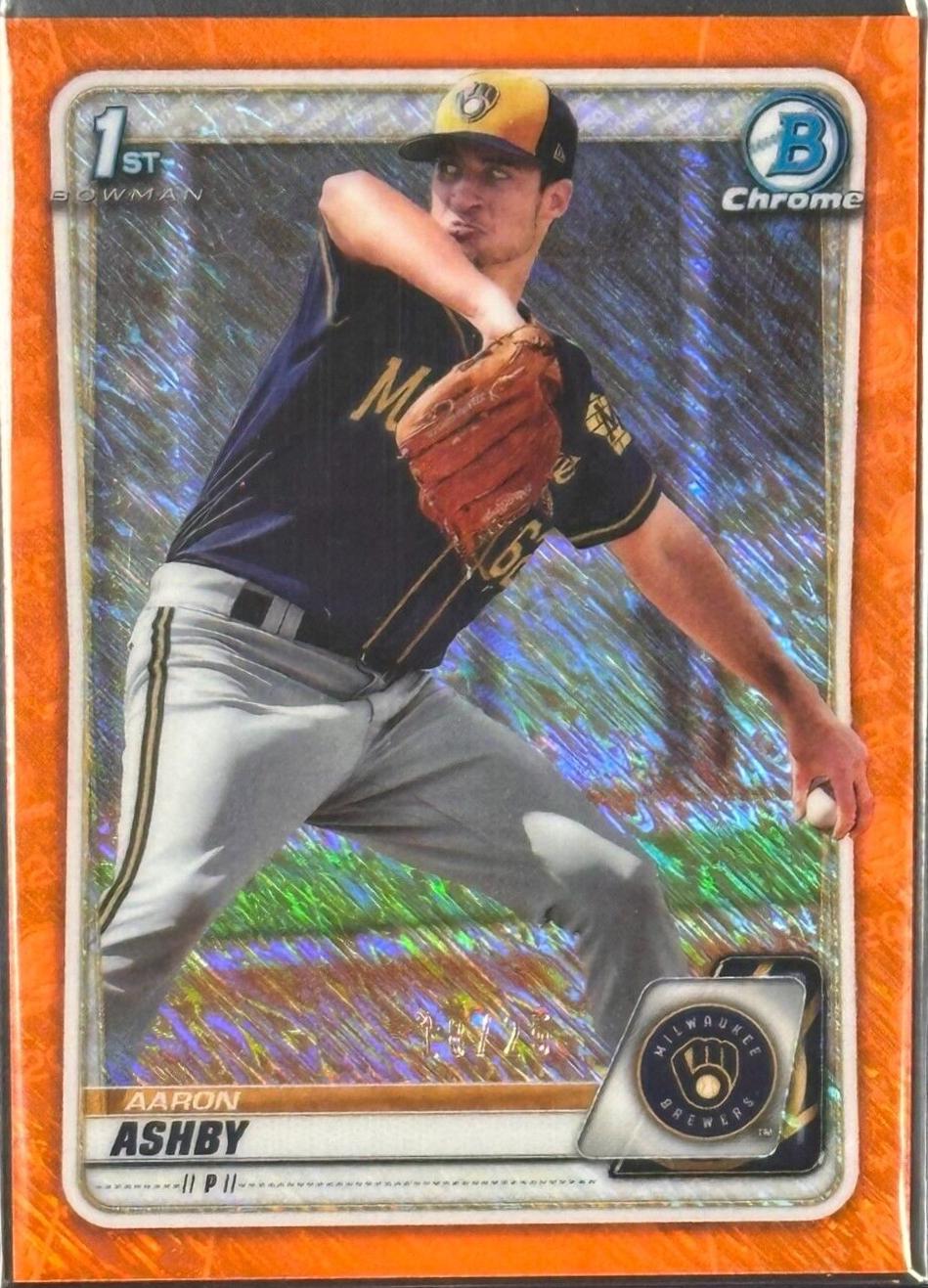 Aaron Ashby [Orange Shimmer Refractor] #BCP-57