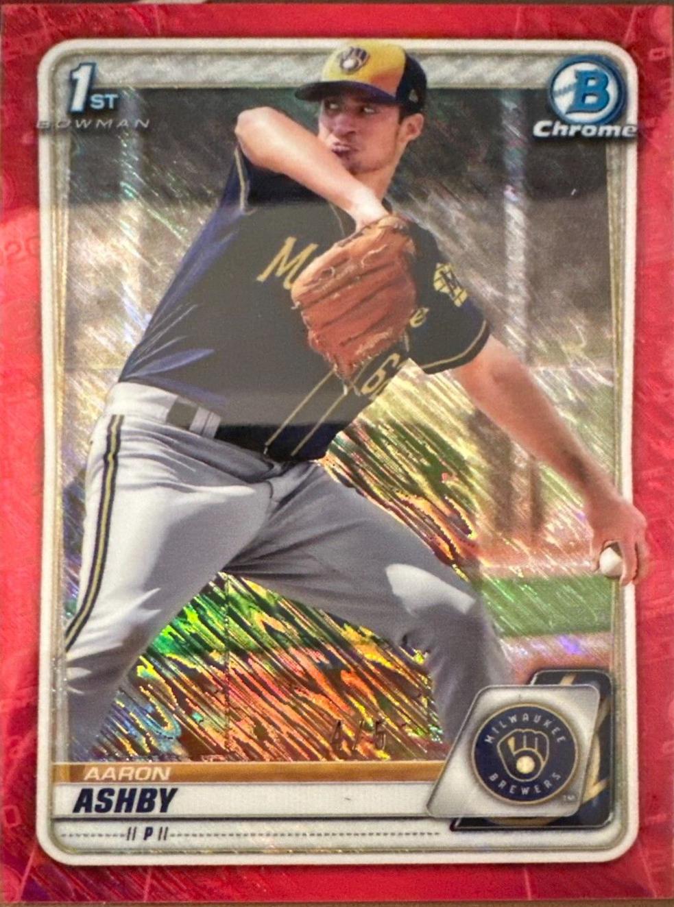 Aaron Ashby [Red Shimmer Refractor] #BCP-57