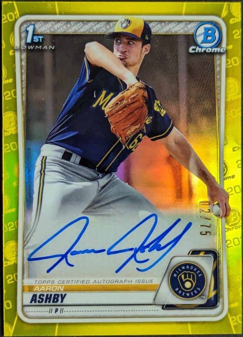 Aaron Ashby [Yellow Refractor] #BCP-57