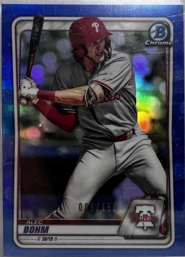 Alec Bohm [Blue Refractor] #BCP-29