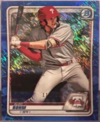 Alec Bohm [Blue Shimmer Refractor] #BCP-29