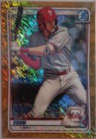 Alec Bohm [Gold Shimmer Refractor] #BCP-29